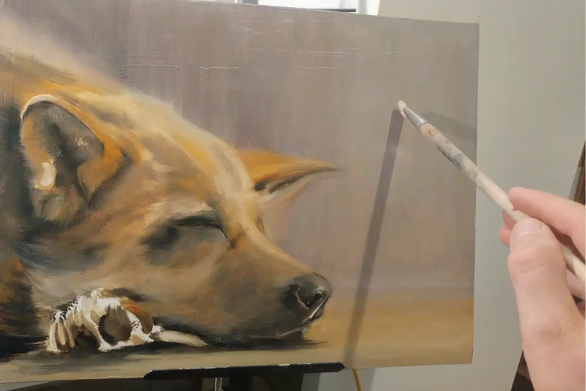 Kunstwerk von Jan Dingo Babusch, ideal als Weihnachtsgeschenk